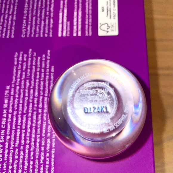 Tatcha Dewy Skin Care Set The Rice Wash/Kissu Lip Mask/Furoshiki Gift Wrap New - Picture 7 of 15